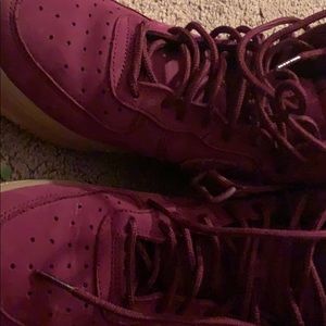 NIKE AIR FORCE HIGH BORDEAUX US 7Y